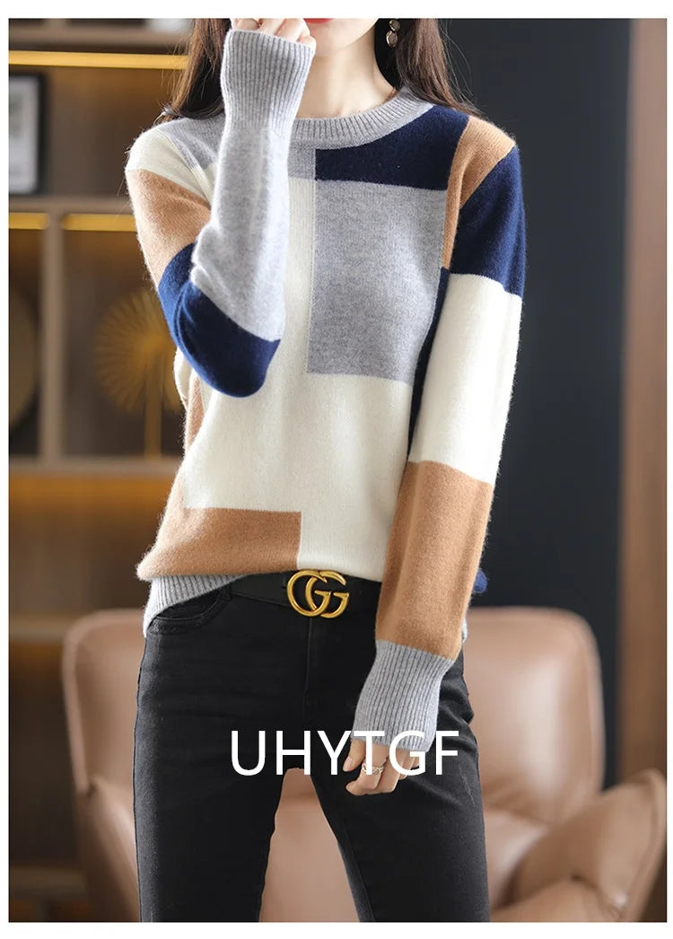 2024 Knit Women's Sweater Vrouw Truien Dames Pull Hiver Femme Chandails Frau Pullover Winter Clothes Knit Tops Women Sweaters