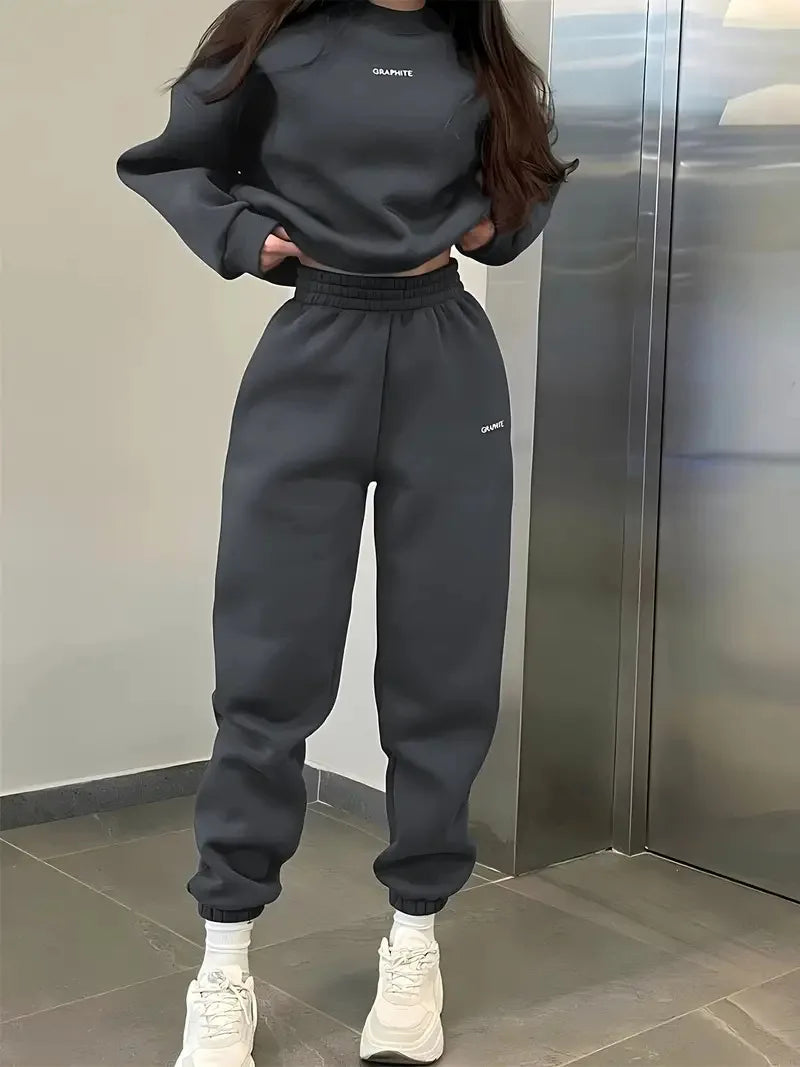 Hoodies And Pants Hoodies Set Clothes Women Two Pieces Sweatshirts trousers sets sets for women 2 pieces Woman clothing