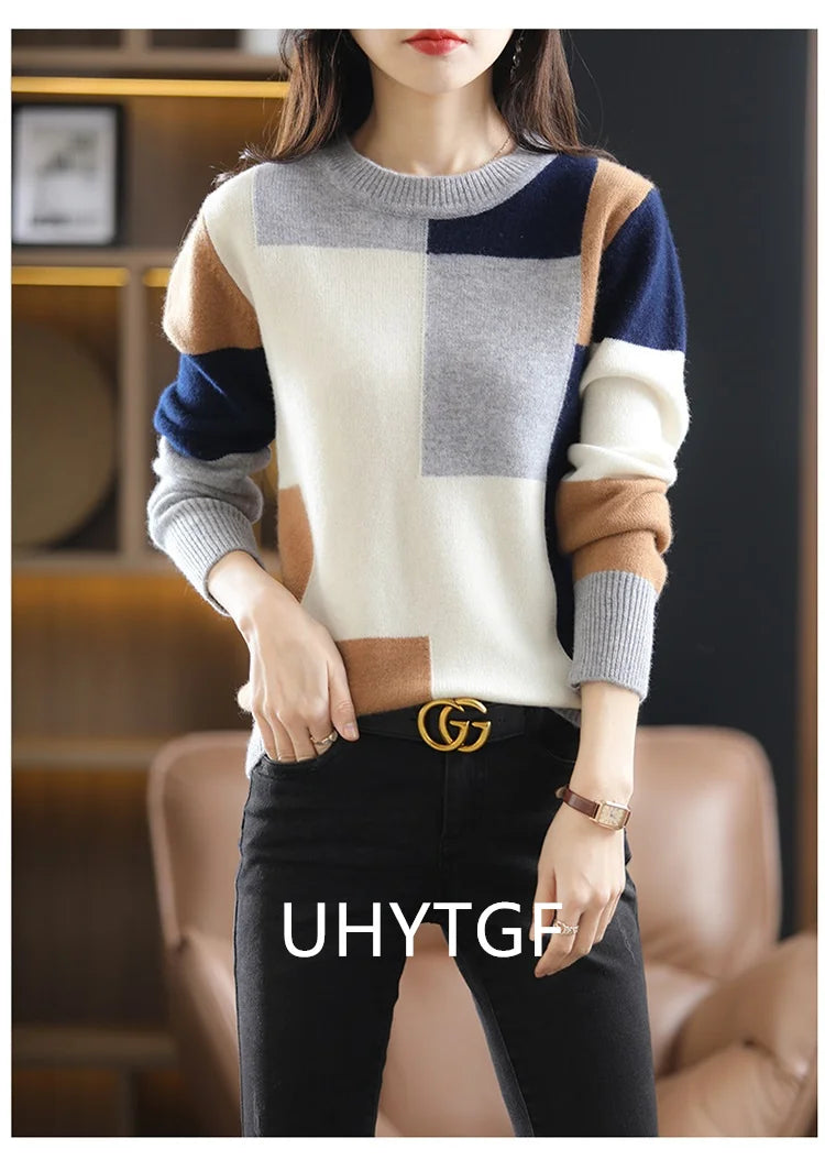 2024 Knit Women's Sweater Vrouw Truien Dames Pull Hiver Femme Chandails Frau Pullover Winter Clothes Knit Tops Women Sweaters