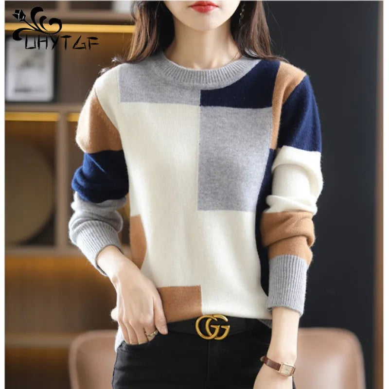 2024 Knit Women's Sweater Vrouw Truien Dames Pull Hiver Femme Chandails Frau Pullover Winter Clothes Knit Tops Women Sweaters