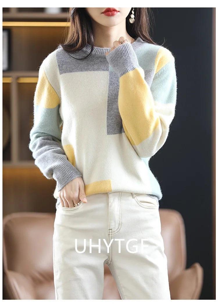 2024 Knit Women's Sweater Vrouw Truien Dames Pull Hiver Femme Chandails Frau Pullover Winter Clothes Knit Tops Women Sweaters