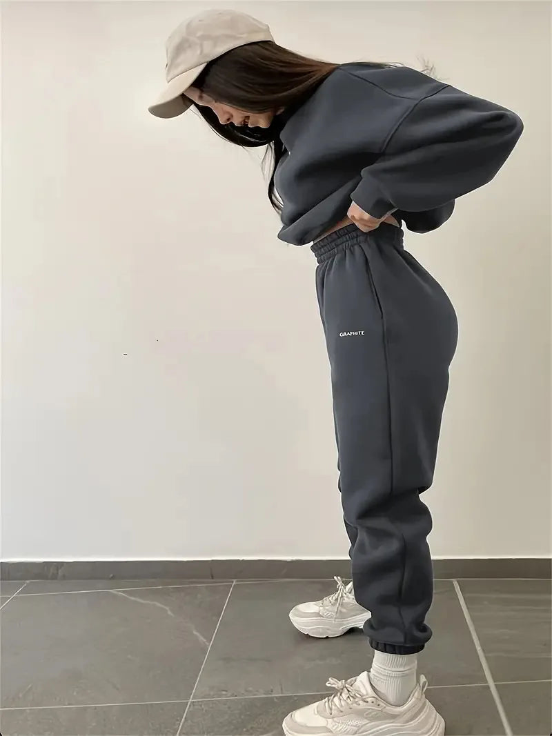 Hoodies And Pants Hoodies Set Clothes Women Two Pieces Sweatshirts trousers sets sets for women 2 pieces Woman clothing