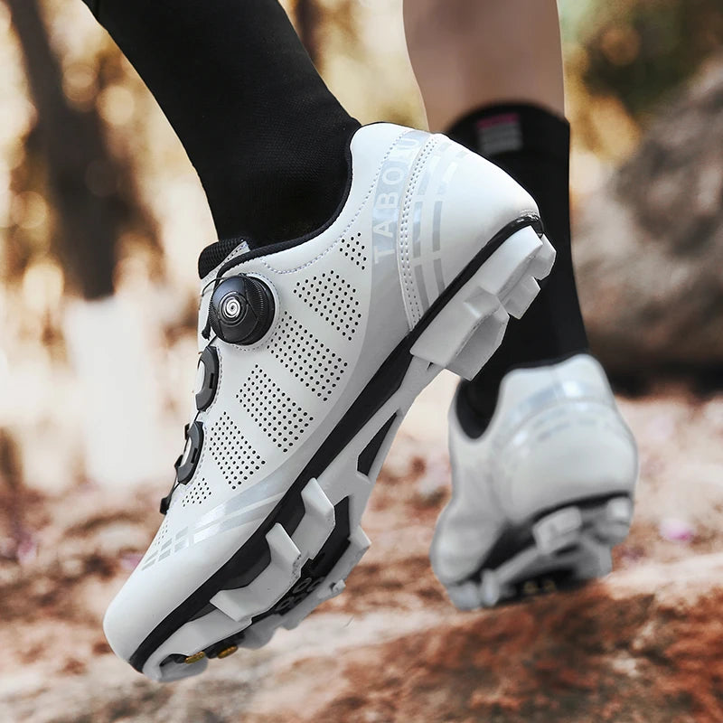 Cycling Sneaker MTB Men Sports Dirt Bike Shoes SPD Pedal Mountain Bicycle Footwear Speed Racing Man Flat Off Road Cycling Shoes