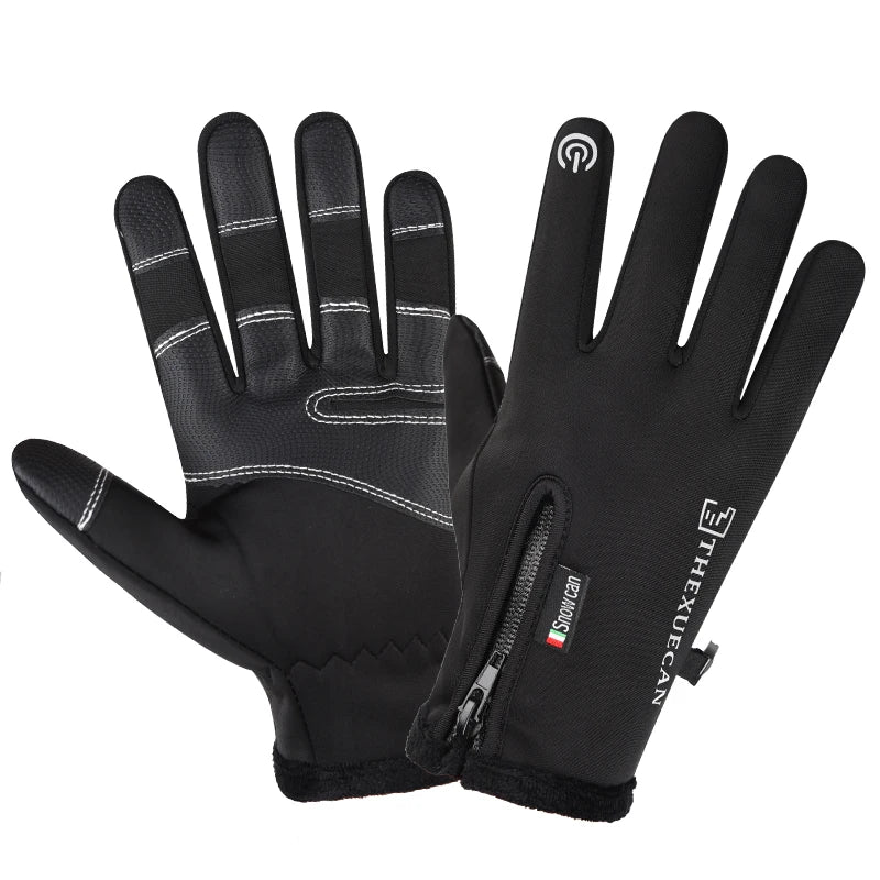 Winter Gloves Waterproof Thermal Touch Screen Thermal Windproof Warm Gloves Cold Weather Running Sports Hiking Ski Gloves