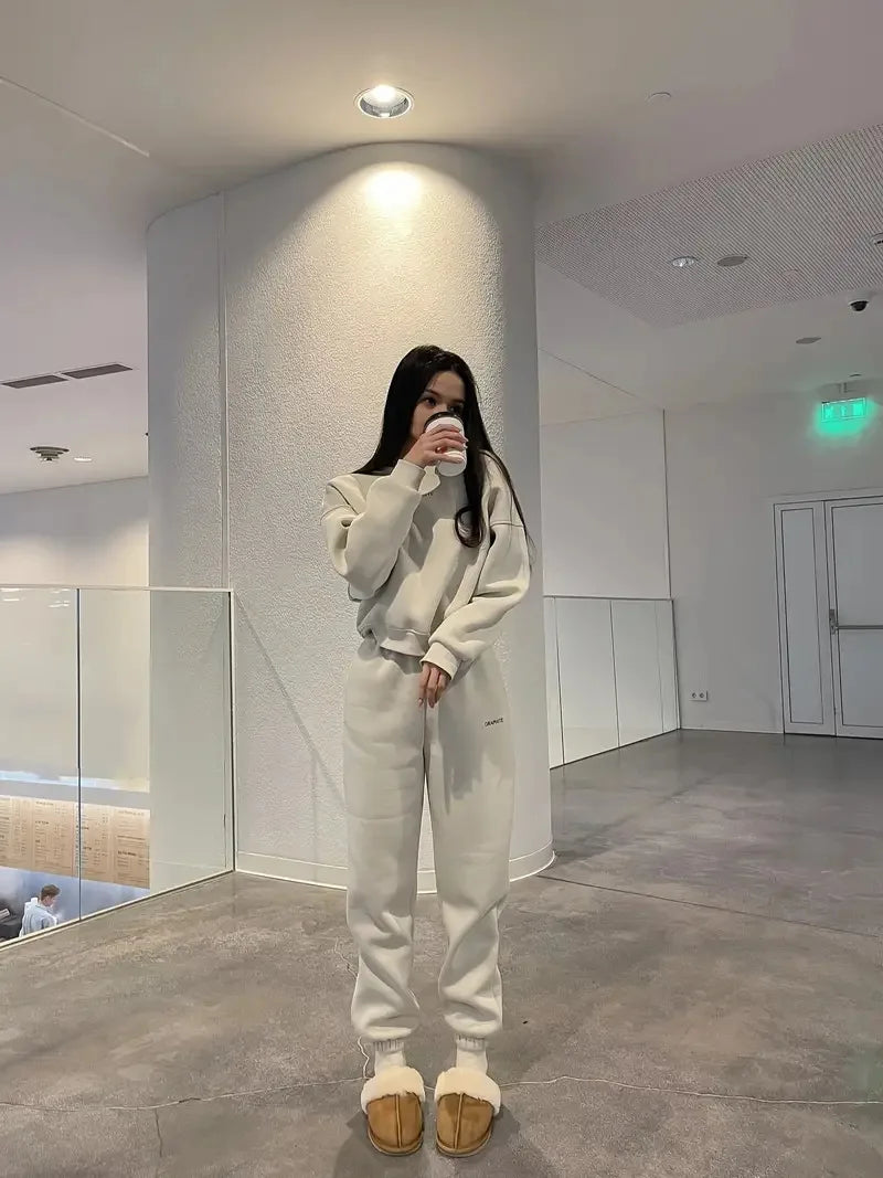 Hoodies And Pants Hoodies Set Clothes Women Two Pieces Sweatshirts trousers sets sets for women 2 pieces Woman clothing