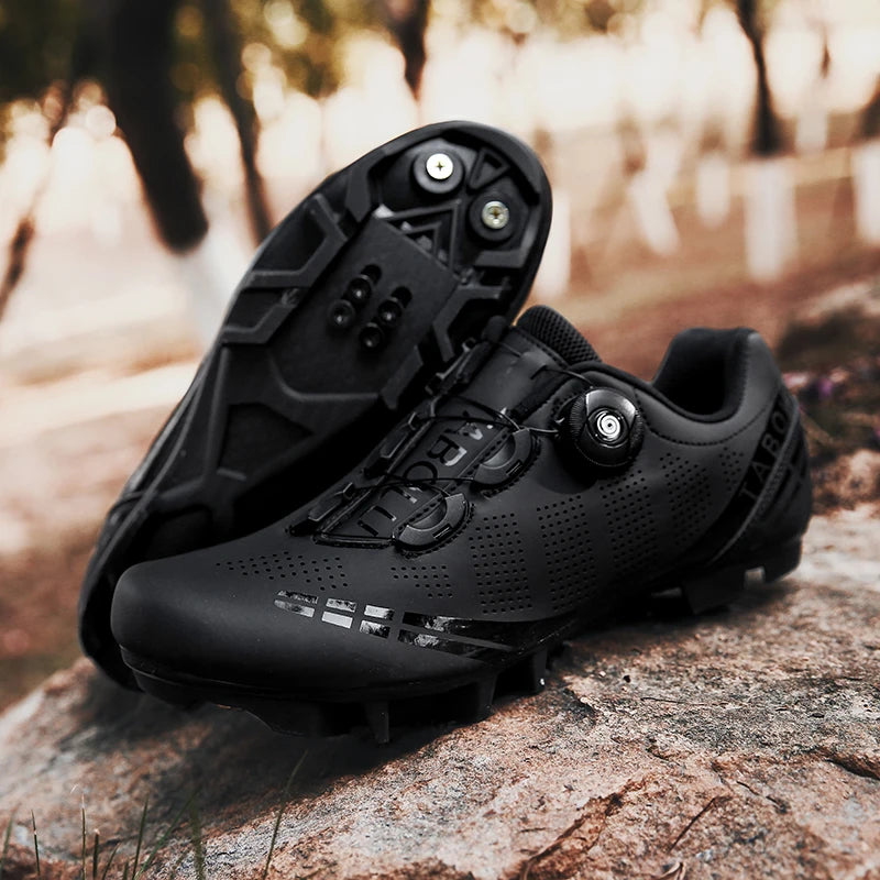 Cycling Sneaker MTB Men Sports Dirt Bike Shoes SPD Pedal Mountain Bicycle Footwear Speed Racing Man Flat Off Road Cycling Shoes