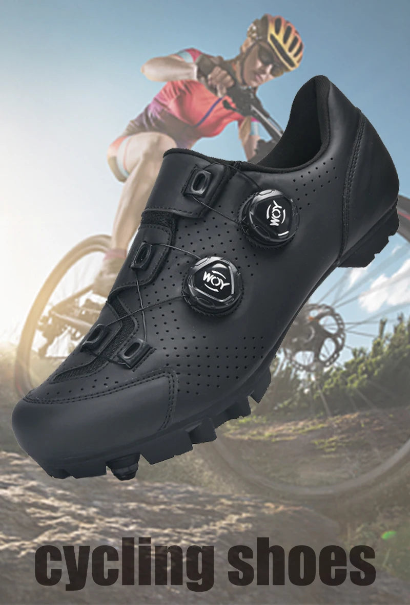 Cycling Sneaker MTB Men Sports Dirt Bike Shoes SPD Pedal Mountain Bicycle Footwear Speed Racing Man Flat Off Road Cycling Shoes